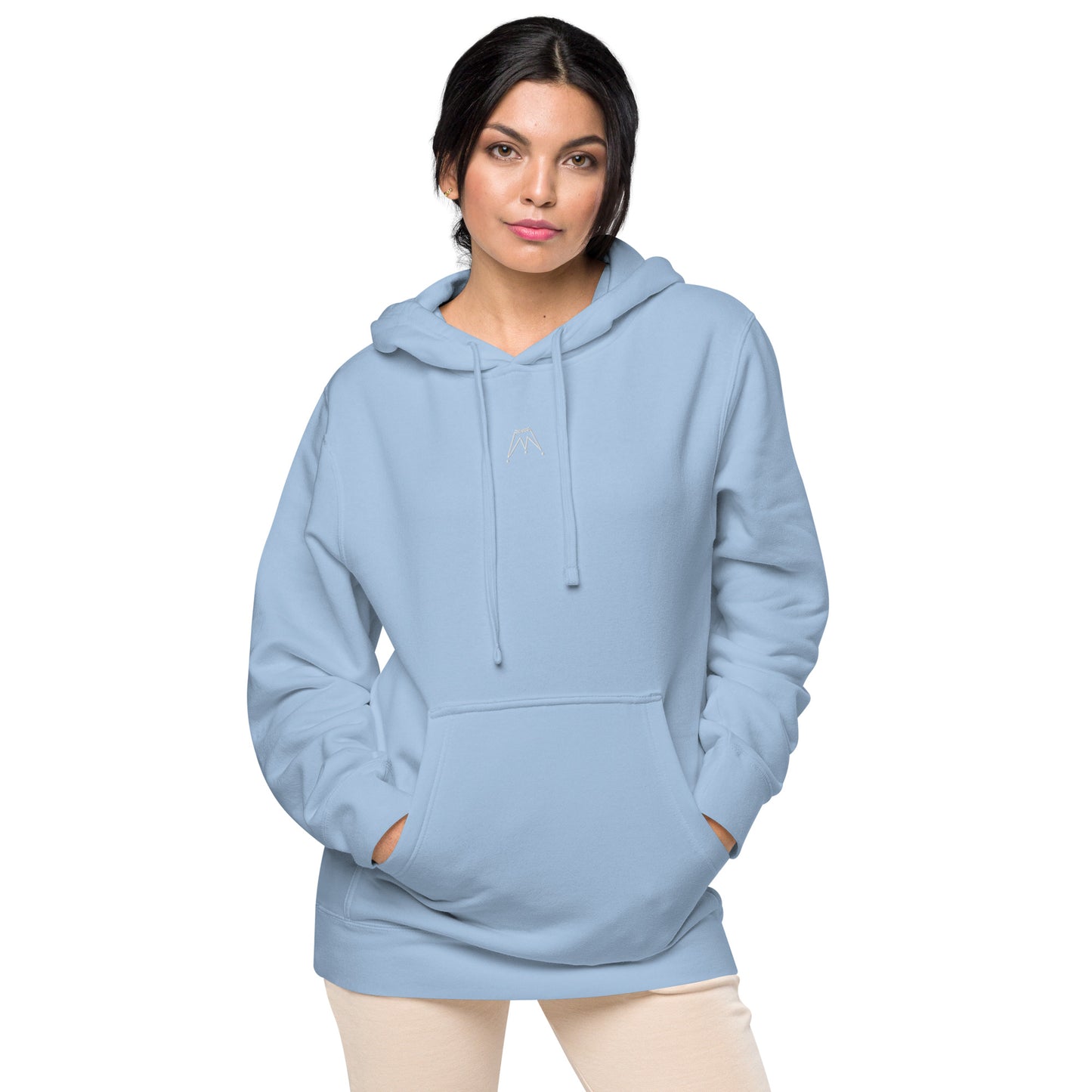 Cast Your Crown hoodie - Sky Pigment
