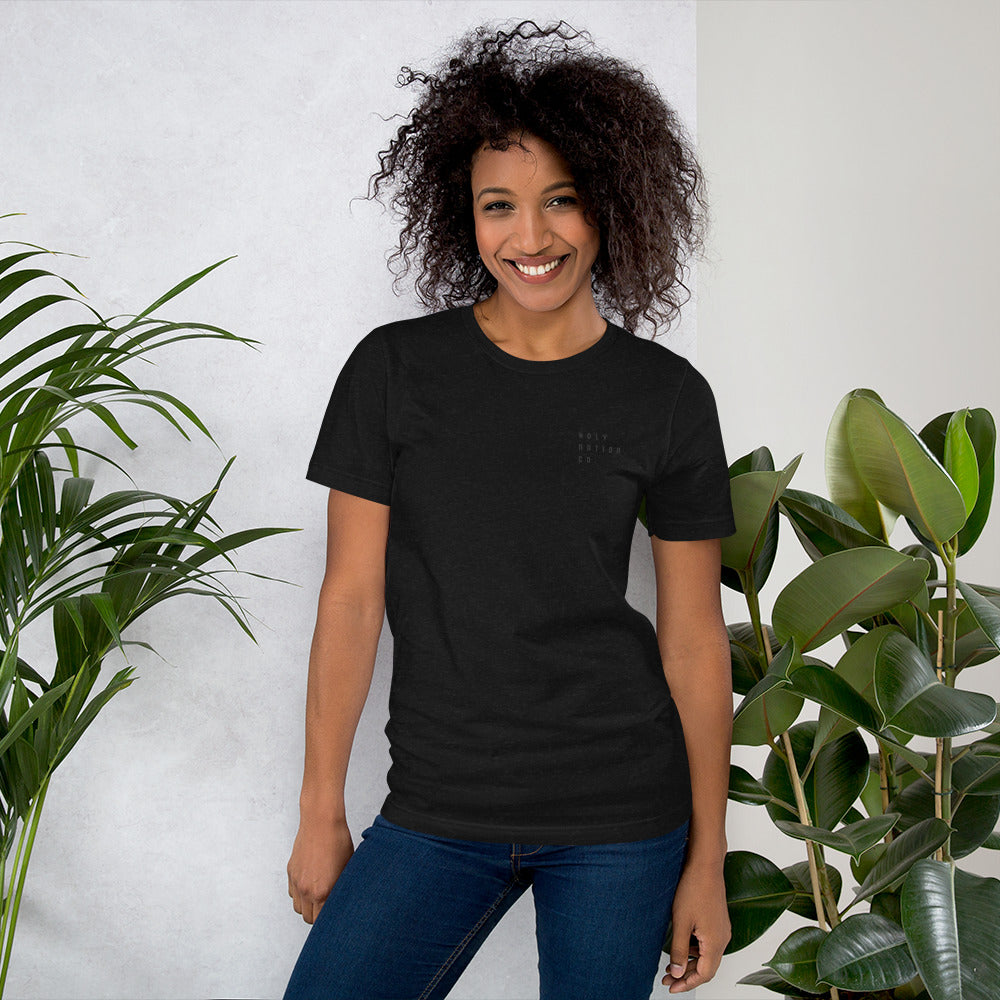Holy Nation Co. Unisex t-shirt - Black logo
