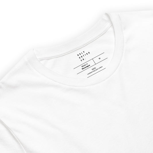 Holy Nation Co. Unisex t-shirt - Black logo