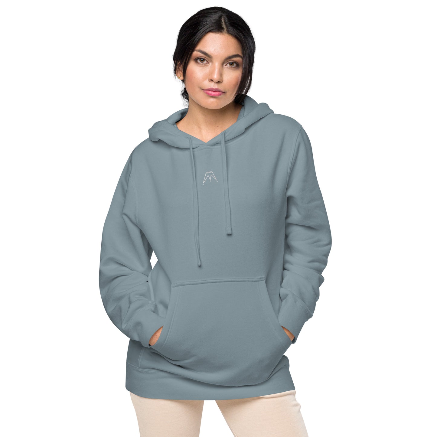 Cast Your Crown hoodie - Blue Pigment