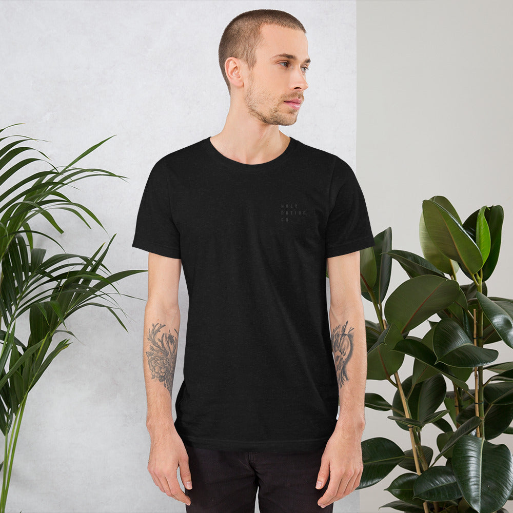 Holy Nation Co. Unisex t-shirt - Black logo