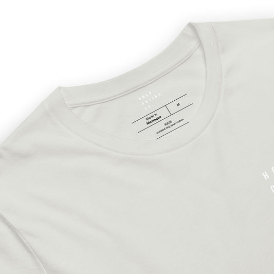 Holy Nation Co. Unisex t-shirt - Silver w/ white logo