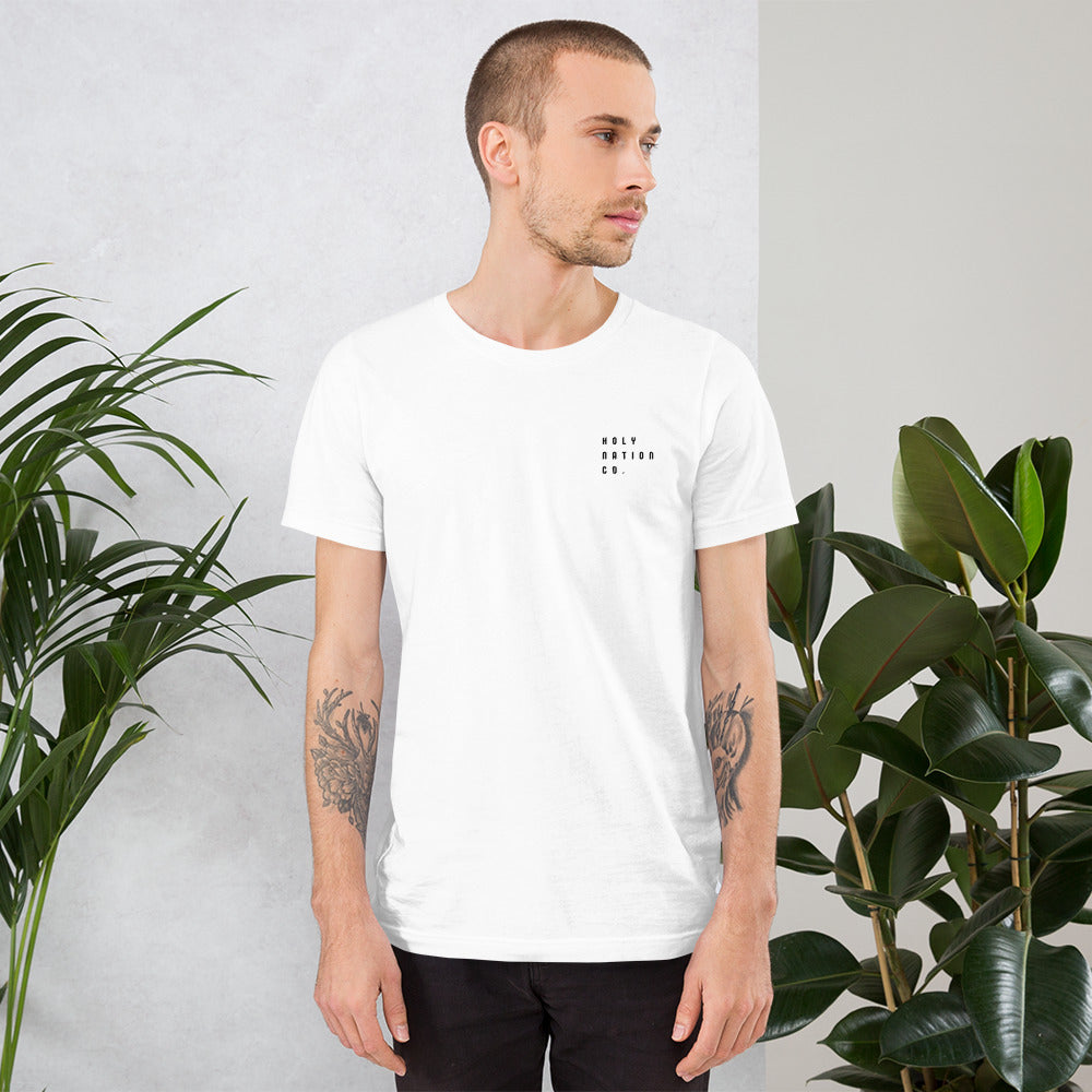 Holy Nation Co. Unisex t-shirt - Black logo